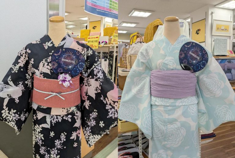 『清水屋春日井店 納涼 浴衣のお出迎え』が中日新聞に掲載されました